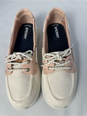 Sperry Fish Lite Boat Shoe Rose  Memory Foam Women’s 8.5